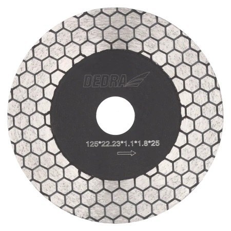 TARCZA DIAMENTOWA 125MM PLASTER MIODU DEDRA