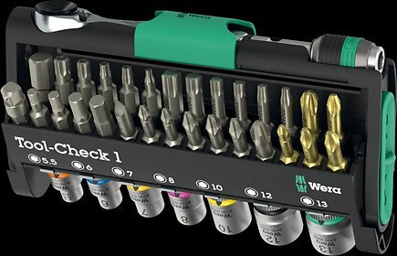TOOL-CHECK 1, 38 CZĘŚCI WERA