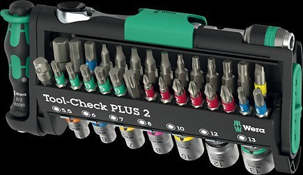 TOOL-CHECK PLUS 2, 39 CZĘŚCI WERA