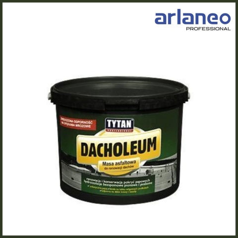 Dacholeum Tytan Professional Masa Asfaltowa 9kg – Renowacja Dachów, Papy, Izolacja Dacholeum Tytan Professional Masa Asfaltowa 9kg – Renowacja Dachów, Papy, Izolacja