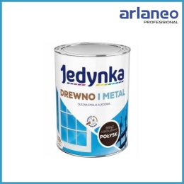 EMALIA ALKIDOWA JEDYNKA 0,9L BRĄZ CZEKOLADOWY DO DREWNA I METALU