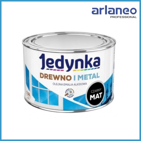 EMALIA ALKIDOWA DO DREWNA I METALU CZARNA MAT 5L JEDYNKA EMALIA ALKIDOWA DO DREWNA I METALU CZARNA MAT 5L JEDYNKA