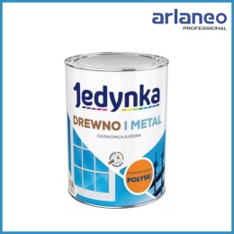 Emalia alkidowa do drewna i metalu Pomarańczowy 0,9L Jedynka