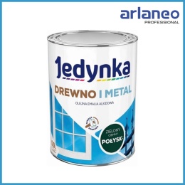 EMALIA ALKIDOWA DO DREWNA I METALU 0,9L ZIELONY CIEMNY JEDYNKA