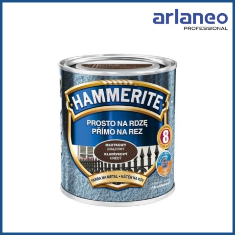 EMALIA HAMMERITE MŁOTKOWY BRĄZOWY 0,7L HAMMERITE EMALIA HAMMERITE MŁOTKOWY BRĄZOWY 0,7L HAMMERITE