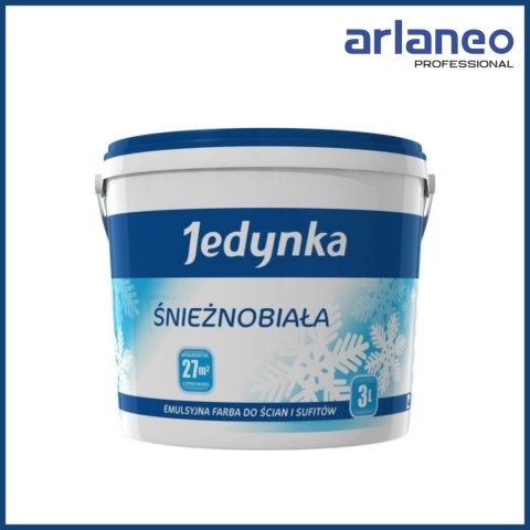 EMULSJA AKRYLOWA WEWNĘTRZNA JEDYNKA ŚNIEŻNOBIAŁA 1L JEDYNKA EMULSJA AKRYLOWA WEWNĘTRZNA JEDYNKA ŚNIEŻNOBIAŁA 1L JEDYNKA