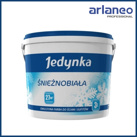 EMULSJA AKRYLOWA WEWNĘTRZNA JEDYNKA ŚNIEŻNOBIAŁA 5L JEDYNKA EMULSJA AKRYLOWA WEWNĘTRZNA JEDYNKA ŚNIEŻNOBIAŁA 5L JEDYNKA