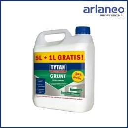 GRUNT TYTAN 6L EMULSJA GRUNTUJĄCA – WZMACNIA PODŁOŻE, WEWNĘTRZNY I ZEWNĘTRZNY