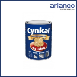 GRUNTOEMALIA AKRYLOWA CYNKAL 2,5L BIAŁA DO METALU DREWNA MALEXIM
