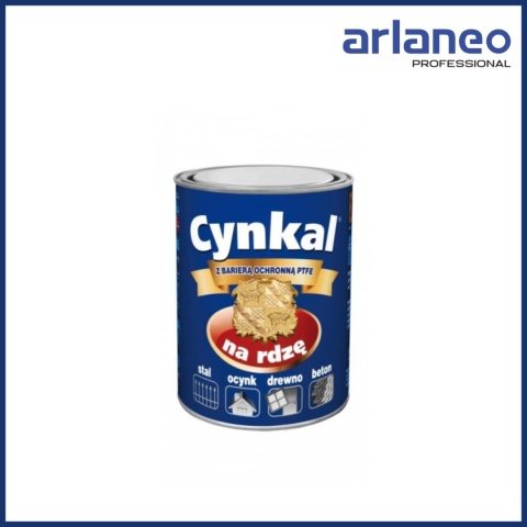 Gruntoemalia akrylowa CYNKAL 2,5L Brązowy 8016 Malexim – farba antykorozyjna do metalu i powierzchni mieszanych