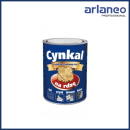 GRUNTOEMALIA AKRYLOWA CYNKAL CZARNA 2,5L 9005 MALXIM PODKŁAD ANTYKOROZYJNY