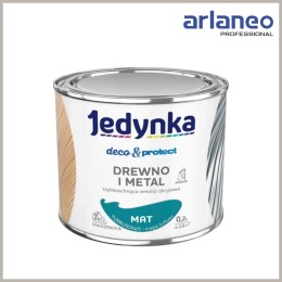 JEDYNKA DECO&PROTECT DREWNO I METAL MAT TURKUSOWY 0,2L