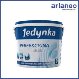 JEDYNKA FARBA AKRYLOWA PERFEKCYJNA BIEL 10L JEDYNKA