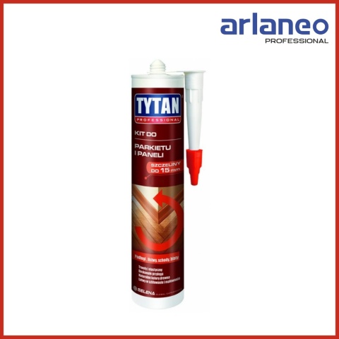 KIT DO PARKIETU I PANELI 310ML ŚWIERK TYTAN – ELASTYCZNY, SZLIFOWALNY, MALOWALNY