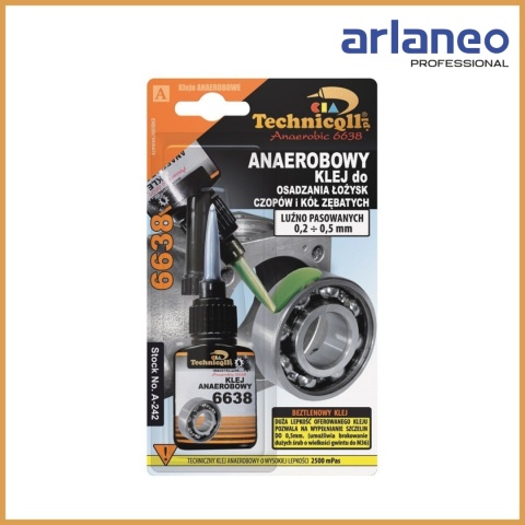 Klej Anaerobowy 6638 10g Technicqll – wysokowydajny klej do montażu i uszczelniania elementów mechanicznych Klej Anaerobowy 6638 10g Technicqll – wysokowydajny klej do montażu i uszczelniania elementów mechanicznych