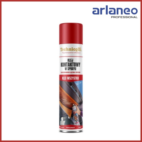 KLEJ KONTAKTOWY W SPRAYU 300ML TECHNICQLL KLEJ KONTAKTOWY W SPRAYU 300ML TECHNICQLL