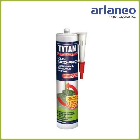 KLEJ MONTAŻOWY TYTAN NEO-PRO 290ML – MOCNY CHWYT, DO WNĘTRZ I NA ZEWNĄTRZ KLEJ MONTAŻOWY TYTAN NEO-PRO 290ML – MOCNY CHWYT, DO WNĘTRZ I NA ZEWNĄTRZ