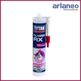 KLEJ MONTAŻOWY TYTAN CLASSICFIX 290ML – PRZEZROCZYSTY, MOCNY CHWYT