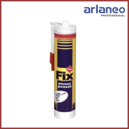 KLEJ PŁYNNY GWÓŹDŹ TYTAN PLUS FIX 400G – MOCNY, DO PANELI, DREWNA, PVC, STYROPIANU