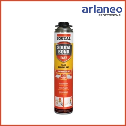 KLEJ POLIURETANOWY 750ML EASY PISTOLETOWY SOUDAL KLEJ POLIURETANOWY 750ML EASY PISTOLETOWY SOUDAL