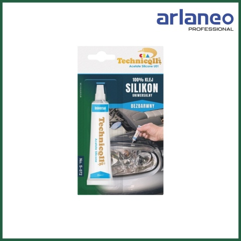 KLEJ SILIKON UNIWERSALNY 20ML BEZBARWNY TECHNICQLL
