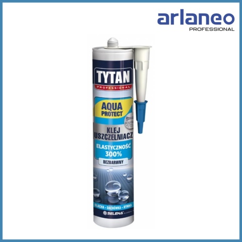 KLEJ USZCZELNIACZ AQUA PROTECT 280ML BEZBARWNY TYTAN KLEJ USZCZELNIACZ AQUA PROTECT 280ML BEZBARWNY TYTAN