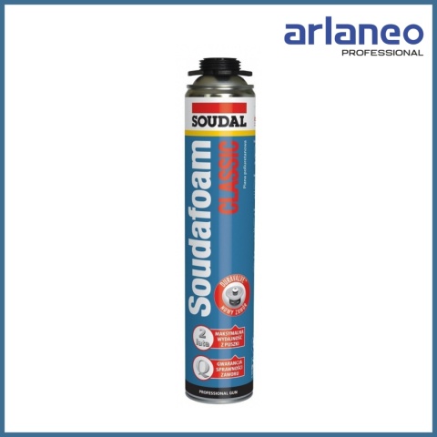 PIANKA PISTOLETOWA 750ML SOUDAL CLASSIC PIANKA PISTOLETOWA 750ML SOUDAL CLASSIC