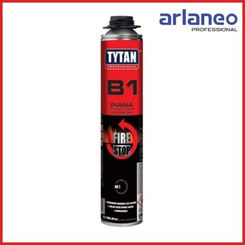 PIANKA PISTOLETOWA TYTAN B1 750ML OGNIOODPORNA TYTAN PIANKA PISTOLETOWA TYTAN B1 750ML OGNIOODPORNA TYTAN