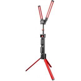 REFLEKTOR LED STOJĄCY SKŁADANY 10000LM 2*50W PRO