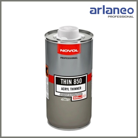 ROZCIEŃCZALNIK DO WYROBÓW AKRYLOWYCH THIN 850 0.5L NOVOL ROZCIEŃCZALNIK DO WYROBÓW AKRYLOWYCH THIN 850 0.5L NOVOL