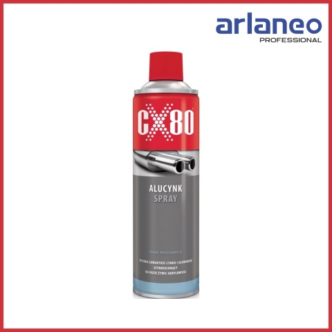 Spray CX-80 Alucynk 500 ml srebrny ochrona przed korozją metalów Spray CX-80 Alucynk 500 ml srebrny ochrona przed korozją metalów