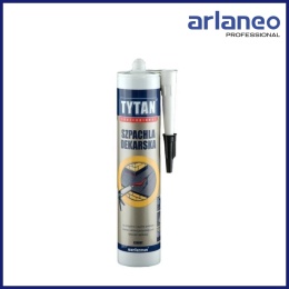 SZPACHLA DEKARSKA TYTAN 310ML – BITUMICZNA MASA USZCZELNIAJĄCA DO DACHU I STYROPIANU