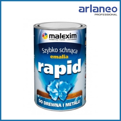 RAPID EMALIA ALKIDOWA BIAŁY MAT 0,7L MALEXIM SZYBKOSCHNĄCA RAPID EMALIA ALKIDOWA BIAŁY MAT 0,7L MALEXIM SZYBKOSCHNĄCA