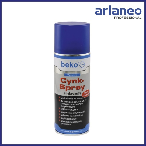 TECLINE CYNK SPRAY 400ML BEKO OCHRONA PRZED KOROZJĄ 295 1 400PL TECLINE CYNK SPRAY 400ML BEKO OCHRONA PRZED KOROZJĄ 295 1 400PL