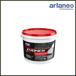 Tytan Evomer Masa Szpachlowa 5kg Czarna – Masa Polimerowo-Bitumiczna do Dachów