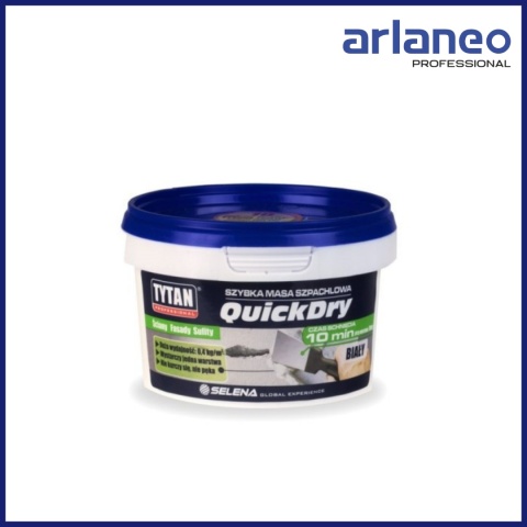 TYTAN QUICKDRY SZYBKA MASA 750ML – LEKKA MASA SZPACHLOWA DO ŚCIAN I SUFITÓW TYTAN QUICKDRY SZYBKA MASA 750ML – LEKKA MASA SZPACHLOWA DO ŚCIAN I SUFITÓW