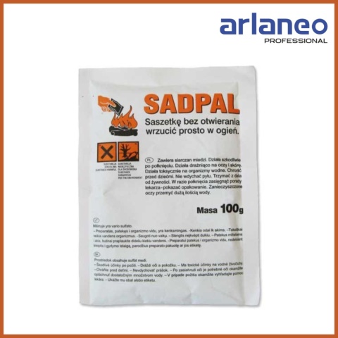 KATALIZATOR DO SPALANIA SADZY SADPAL 100G SASZETKA UN KATALIZATOR DO SPALANIA SADZY SADPAL 100G SASZETKA UN