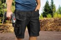 KRÓTKIE SPODENKI ROBOCZE DENIM, CZARNE XL NEO