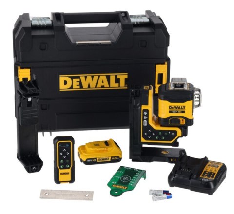 LASER WIELOLINIOWY 3*360 ZIELONY 18V 1*2.0AH DEWALT