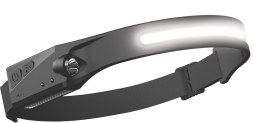LATARKA CZOŁOWA LED AKU COB+XPE+SENSOR UN