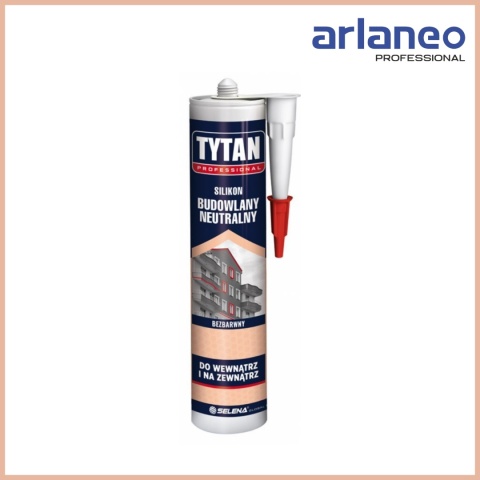 SILIKON NEUTRALNY BUDOWLANY TYTAN 280ML BEZBARWNY TYTAN SILIKON NEUTRALNY BUDOWLANY TYTAN 280ML BEZBARWNY TYTAN