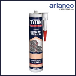 SILIKON NEUTRALNY BUDOWLANY TYTAN 280ML BIAŁY TYTAN