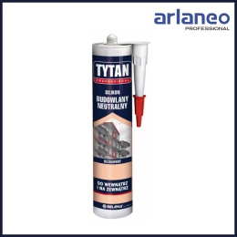 SILIKON NEUTRALNY BUDOWLANY TYTAN 280ML SZARY TYTAN