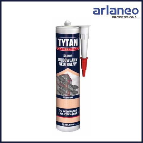 SILIKON NEUTRALNY BUDOWLANY TYTAN 280ML SZARY TYTAN SILIKON NEUTRALNY BUDOWLANY TYTAN 280ML SZARY TYTAN