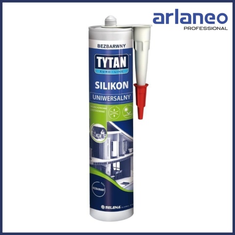 SILIKON TYTAN EURO-LINE 280ML BEZBARWNY SILIKON TYTAN EURO-LINE 280ML BEZBARWNY