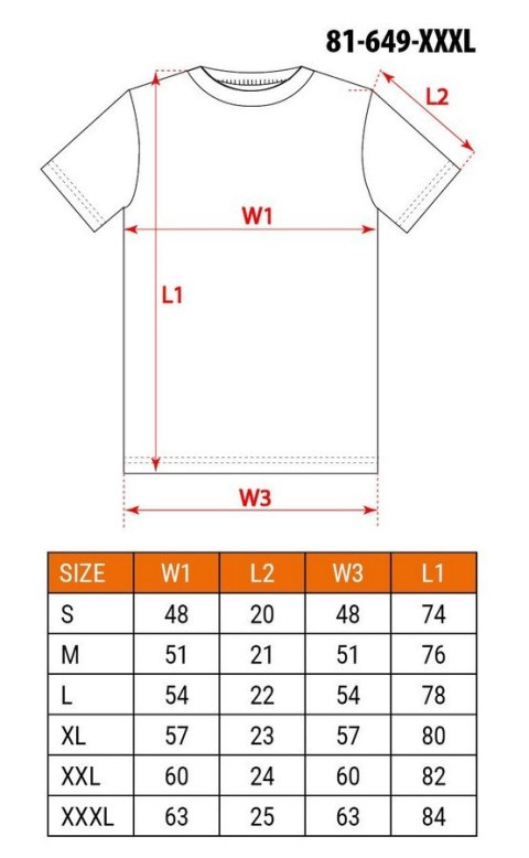 T-SHIRT GRANATOWY ROZMIAR XXXL NEO T-SHIRT GRANATOWY ROZMIAR XXXL NEO