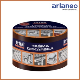 TAŚMA USZCZELNIAJĄCA DEKARSKA 10CM*10MB BRĄZOWA TYTAN