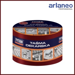 TAŚMA USZCZELNIAJĄCA DEKARSKA 10CM*10MB CZERWONY/CEGLASTY TYTAN