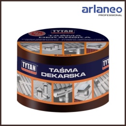 TAŚMA USZCZELNIAJĄCA DEKARSKA 15CM*10MB BRĄZOWA TYTAN
