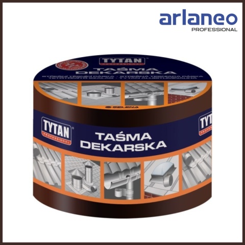 TAŚMA USZCZELNIAJĄCA DEKARSKA 15CM*10MB BRĄZOWA TYTAN